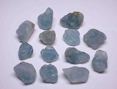 Celestite 1/4 Lb Lots Crystal Gemstones Natural Sky Blue • 12.95€