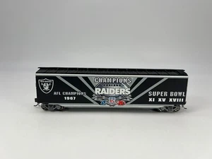 Bachmann / Hawthorne Village HO Champions Oakland Raiders Box Car L/N - Picture 1 of 6