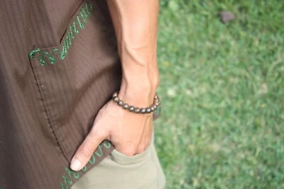 Браслет бронзит - щит уверенности и заземленной безмятежности - Изображение 1 из 4