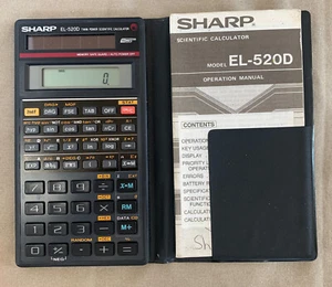 Vintage 1990 Sharp EL 520D Scientific Calculator - Picture 1 of 10