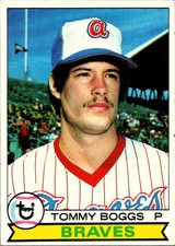 1979 Topps Baseball Card Tommy Boggs P Atlanta Braves sk6289