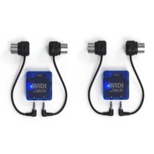 CME WIDI JACK Pair (2) Wireless MIDI Connectors over Bluetooth - Picture 1 of 9