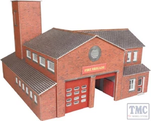 PO289 Metcalfe OO Gauge Fire Station Card Kit - Picture 1 of 1