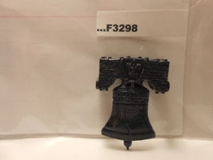 LIBERTY BELL DARK PLASTIC W/SCOUT SIGN NECKERCHIEF SLIDE F3298 - Picture 1 of 1
