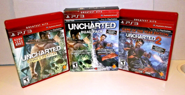 Uncharted Dual Pack Box Shot for PlayStation 3 - GameFAQs