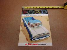 1959 Ford truck pickup F100 F250 F350 sales brochure 12pg ORIGINAL