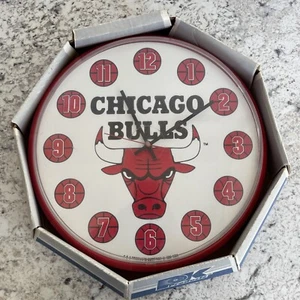 Orologio da basket vintage 1990 CHICAGO BULLS made in USA prodotti P&K - Foto 1 di 10