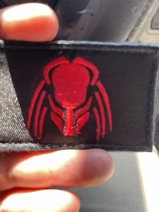 Predator Helmet Embroidered Hook Patch Tactical - Picture 1 of 1