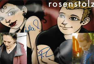 'Rosenstolz' Peter Plate & AnNa R (†) persönlich ges Foto 20x30 orig Autogramme - Bild 1 von 3