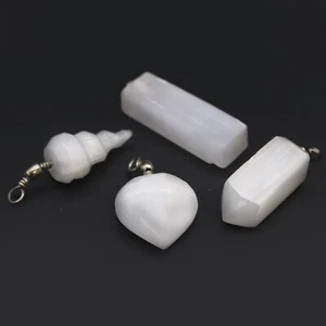 β¨ Selenite Pendant Necklace - Natural Crystal for Sleep & Energy ππ - Picture 1 of 7