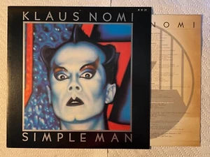 Klaus Nomi - Simple Man Japanese orig' Victor LP 1984 synth pop - Picture 1 of 1