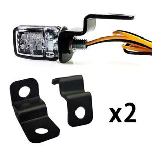 AU 2x feu de virage moto 30 mm support indicateur support clignotant fixation - Picture 1 of 12