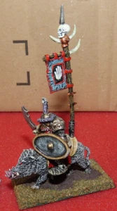 Citadel Orc Boar Boy General Command with Banner Well Painted Games Workshop GW - Picture 1 of 19