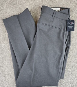 David Taylor Flexslax Stretch Waistband Business Casual Dress Pants Size 36x32 - Picture 1 of 8