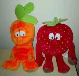Coop Carrot + Strawberry Super Fresh Lidl Goodness Gang Plush Toys - Picture 1 of 1