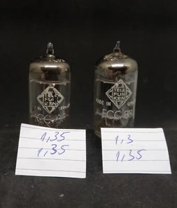 2 x ECC83 TELEFUNKEN MATCHED PAIR TUBE 12AX7 ;658 - Picture 1 of 5