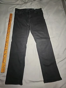 Banana Republic Traveler Jeans Mens Black 36x36 Slim Straight Pants Stretch - Picture 1 of 16