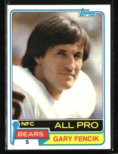Gary Fencik 1981 Topps #40 Football Card