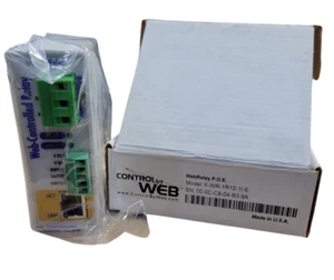 New WebRelay Single Relay & Input Module P.O.E. - MODEL: X-WR-1R12-1I-E - Picture 1 of 2