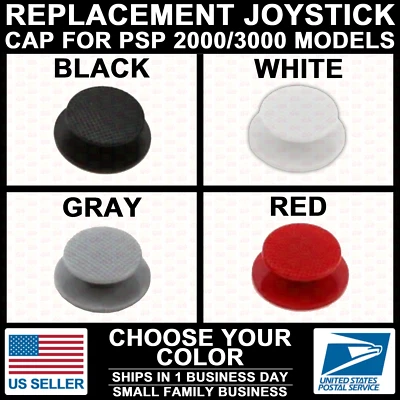 Joy Stick For Sony Playstation Portable PSP 2000/3000 Analog Button Grip Cap NEW - Image 1 of 4