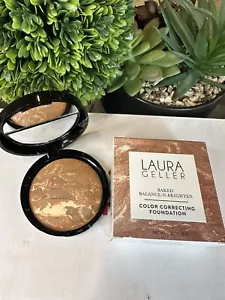 Laura Geller Baked Balance-n-Brighten Color Correcting Foundation In Toffee. - Picture 1 of 6