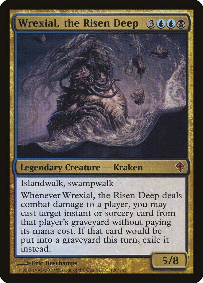 Wrexial, the Risen Deep Worldwake HEAVILY PLD Mythic Rare CARD ABUGames - Image 1 of 1