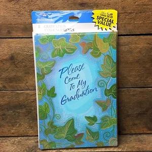Hallmark Abschluss Einladung Efeu Design - 24 Karten - Bild 1 von 1