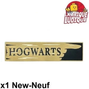 LEGO 1x Kachel Verziert 1x4 Schild Holz Harry Potter Hogwarts Dark Tan 2431pb843 - Bild 1 von 1