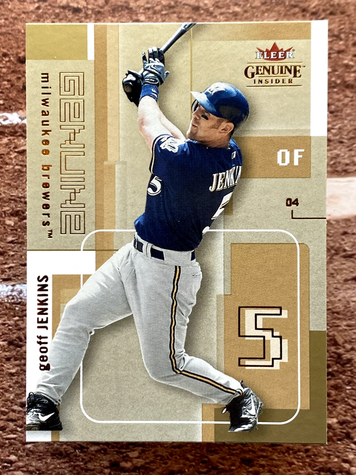 2004 Fleer Genuine Insider Geoff Jenkins #46 - Image 1 of 2