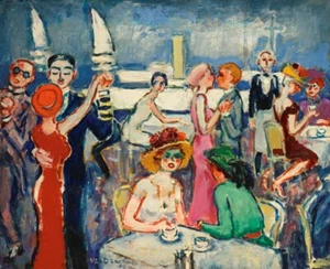 Joy of Living Art Print – Kees van Dongen Fauvist Café Scene (1911) to Frame - Picture 1 of 1