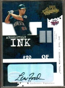 05 Absolute Memorabilia Absolutely Ink #69 Lew Ford Jersey Auto #/50 (ref 5451) - Picture 1 of 1