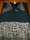 Lot of 3 Size 14 Women's Business Clothes Shirt, Dress, and A-Line Skirt