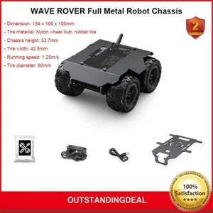 WAVE ROVER Full Metal Robot Chassis 4WD Mobile Robot Car Onboard ESP32 Module - Picture 1 of 5