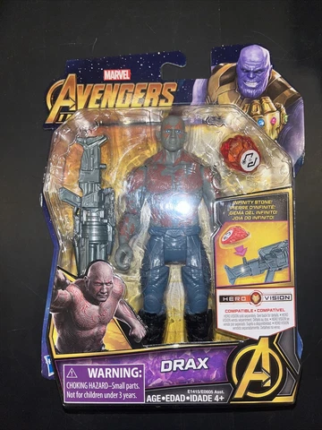 Marvel Avengers Infinity War Drax w/ Infinity Stone 6'' Hasbro Action Figure NEW Cover