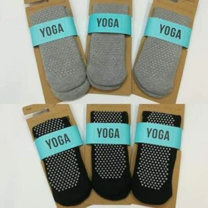 Socken Anti-rutsch Für Yoga Und Freizeit, 3 Paare Unisex - Picture 1 of 26