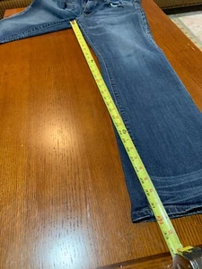 Express Editor Trouser Wide Leg Flare Denim Jeans Sz Measured 33 x 32 Actual - Picture 1 of 12