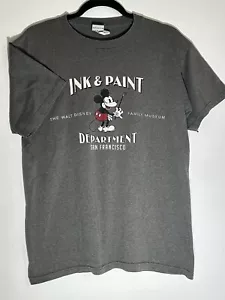 Mickey Mouse T-Shirt Mens Size M Walt Disney USA Museum Ink Paint San Francisco - Picture 1 of 21