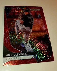 2020 Panini Baseball #129 Mike Clevinger Red Mojo Refractor #'d 91/149 - Bild 1 von 3