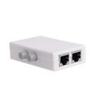 2 Port 2In1/1In2 RJ45 Ethernet Switcher Manual Sharing Box