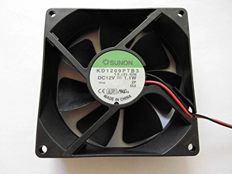 SUNON KD1209PTB3 12V 1.1W double ball 9CM Cooling  Fan 12V 1.6W 2 Wire 3 Pin - Image 1 of 1