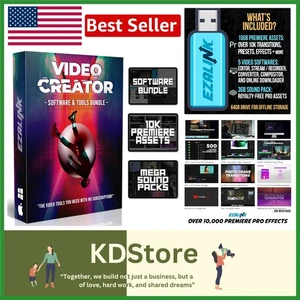 Ultimate Video Editing & Conversion Kit with 10K+ Assets - Picture 1 of 6