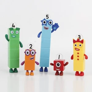 Numberblocks Friends OneTo Five Action FiguresToys Educational MathematicsToyㅖ - Picture 1 of 9