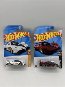 Hot Wheels Pagani Zonda R White And Red- 2 Pack - Picture 1 of 3