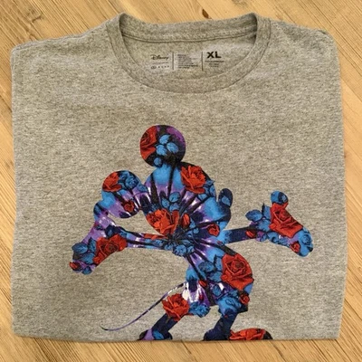 Neff Mickey Mouse Perennial Disney T-Shirt Short Sleeve Tee Gray XL - Image 1 of 4