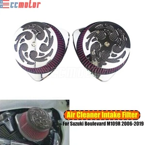 For Suzuki Boulevard M109R Boss M109R2 VLR1800 Air Cleaner Intake Filter '06-'19 - Picture 1 of 10