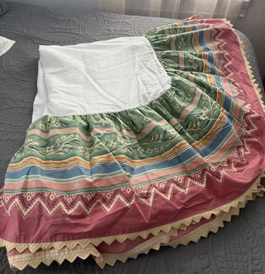 COLLIER CAMPBELL Baile Gitano Rey Falda Cama Volantes Polvo Foto 1 de 2