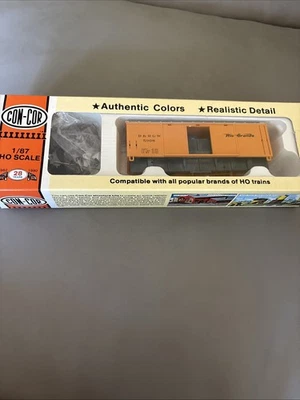 HO Scale Con-Cor 01-520101 Old Time Produce BoxCar Rio Grande Kit Rd #5908 - Image 1 of 4