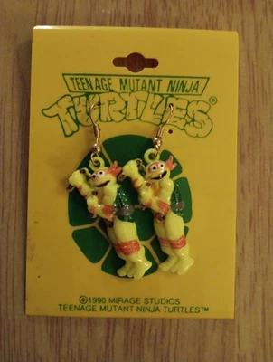Pendientes Miguel Ángel Teenage Mutant Ninja Turtles 1990  Foto 1 de 3