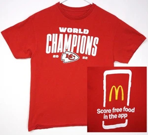 Kansas City Chiefs 2022 Super Bowl Champions T-Shirt McDonalds Promo Small ? - Bild 1 von 6