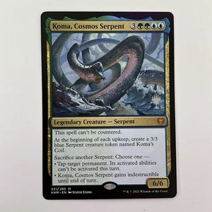 Magic The Gathering Kona, Cosmos Serpent *sin lámina* Promoción Kaldheim Casi Nuevo/Como Nuevo Sello PW Envío Combinado - Imagen 1 de 3